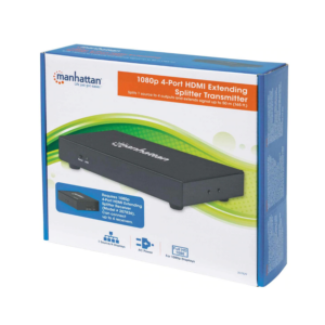 Splitter Manhattan 4 Puertos 1080 HDMI - Imagen 1