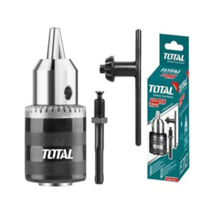 Mandril Taladro 13mm + Llave 1/2 Adaptador Sds Plus Total