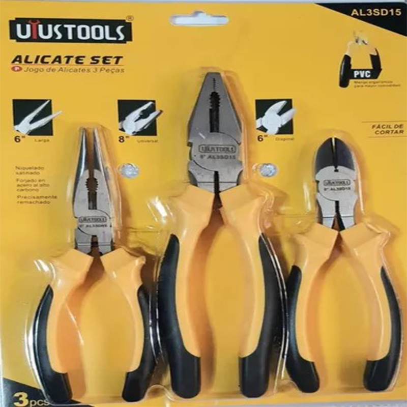 Alicate multiusos para pesca VTR-348 - Amarillo