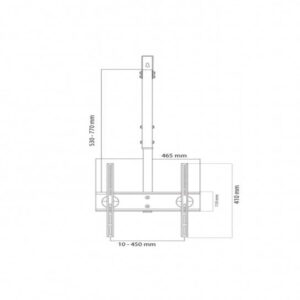 Soporte TV Techo 23" A 55" MOD-12190 RED OCEAN - Imagen 2