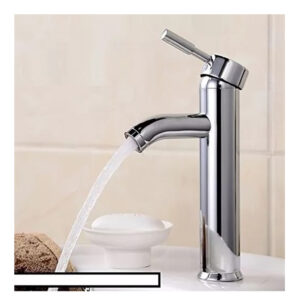 Llave Monomando Lavamanos Newport Alta - Imagen 1