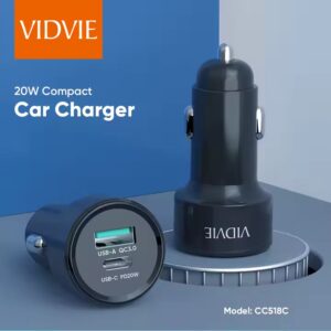 Cargador Rápido Auto Usb 3.0 Y C 20w