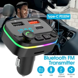 Transmisor FM Bluetooth y USB Manos Libres - Imagen 3