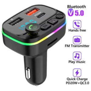 Transmisor FM Bluetooth y USB Manos Libres - Imagen 4