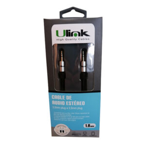 Cable de audio 3,5mm a 3,5mm M-M de 1,8 m - Imagen 3