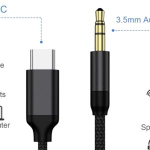 Cable Auxiliar Para Audio Tipo-c A 3.5mm - Imagen 4