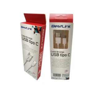 Cable De Carga USB Tipo C Carga Rápida De 2.4amp. 2 Mts