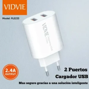 Cargador USB Dual De Celular + Cable Android V8