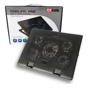 Base Con Cinco Ventiladores Marca Utek