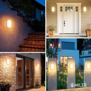 Foco Tortuga Ovalado 60W C/Rejilla Megabright